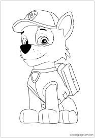 You can download our wonderful coloring pages for your children. Rocky From Paw Patrol Coloring Pages Cartoons Coloring Pages Free Printable Coloring Pages Online