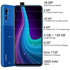 Tft lcd (ips) capacitive touchscreen resolution: Huawei Y9 Prime 2019 Sapphire Blue 4gb Ram 128gb Storage Amazon In