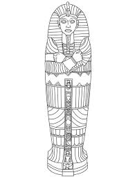 King Tut Gold Sarcophagus Of Ancient Egypt Coloring Page Ancient Egypt Crafts Ancient Egypt Art Ancient Egypt For Kids