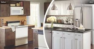 20 Kitchen Cabinet Refacing Ideas In 2020 Options To Refinish Cabinets Kitchen Cabinets Home Depot Kitchen Cabinet Layout Kitchen Cabinets Before And After