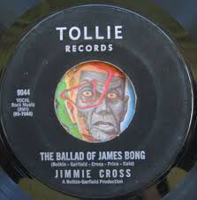 HEAR Jimmie Cross 45 Ballad Of James Bong TOLLIE garage teen novelty oddball