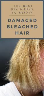 And to solve these problems you can use the best hair treatment for bleached hair. The Best Diy Masks To Repair Damaged Bleached Hair Thebeautymania Net Bleach Damaged Hair Bleached Hair Hair Repair Mask