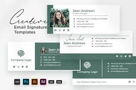 There are no two email signatures that are simple clean and contemporary personal email signature example. Creative Email Signature V01 By Telllu On Envato Elements