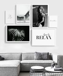 Black And White Gallery Wall Set Fashion Gallery Wall Gallery Wall Set Fashion Wall Art Set Etsy In 2020 Gallery Wall Prints Gallery Wall Layout Gallery Wall Set