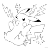 Coloriage pikachu à imprimer beau dessin imprimer pokemon. 1
