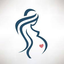 Illustrazione circa donna incinta simbolo stilizzato del profilo maternità e gravidanza, maternità siluetta o icona, logo o segno illustrazione di vettore. Pin Su Gravidanza Divertente