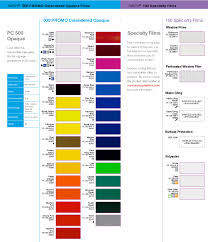 27 disclosed avery vinyl color chart