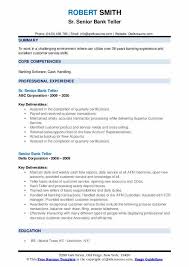 And be able to do it quickly in your head or on scratch paper. Senior Bank Teller Resume Samples Qwikresume