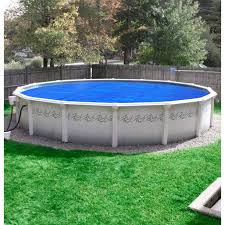 Another option is to buy an easy setup pool, like an intex, from stores such as walmart, lowes, or amazon. Pool Mate Deluxe 3 Year Blue Solar Blanket For Above Ground Swimming Pools Walmart Com Walmart Com