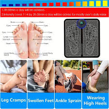 WellbeingandErgonomics EMS Foot Massager and Mini Body Massager, 8 Modes  and 19 Intensities with Remote Control and USB Rechargeable –  Wellbeing&Ergonomics