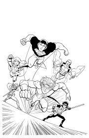 You can also download or link directly to our young justice coloring books and coloring sheets for free ‐ just click on the pictures to view all the details. Young Justice League In Action Coloring Page Netart Young Justice League Young Justice Book Art