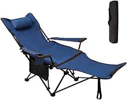 Amazon Com Redswing Recliner Camping Chair With Footrest Folding Camp Chairs For Adults Heavy In 2020 Folding Camping Chairs Camping Chairs Portable Camping Chair