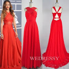 Rihanna Red Dress Vestidos De Baile Largos Vestidos De Noche Elegante Vestidos De Fiesta