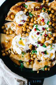 Fatteh With Cumin Chickpeas Tahini Yogurt Immigrant Food Stories Kale Caramel Recipe Food Recipes Vegetarian Recipes