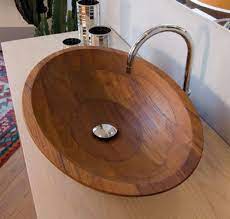 19 oval drop in copper bath sink with stars design $219.00 usd. Beautiful Timber Bathroom Basins The Owner Builder Network Wooden Bathroom Wooden Bathtub Wooden Bowls