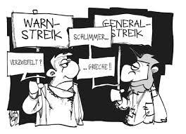 Comic name in the title. Streik Von Kostas Koufogiorgos Politik Cartoon Toonpool