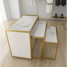 Https Boutiquestoredesign Com Product Garment Table Design Cheap Display Table Cloths Design De Loja Loja De Roupa Interior De Lojas