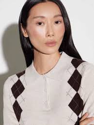 Купить Джемпер-поло с коротким рукавом по цене 11 490 ₽ в Москве Luisa Wang