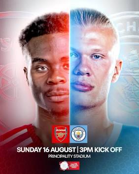 Arsenal vs Manchester City Showdown, AI generated