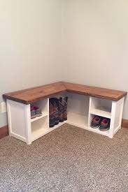 The songmics bamboo shoe bench entryway storage rack is cleverly designed with seats at high (about 18 inches) and low levels (almost 10 inches) so adults and kids can sit together. Diy Shoe Rack Ideas To Make The Whole Family A Little More Organized Entryway Shoe Storage Shoe Rack Bench Diy Shoe Rack