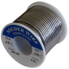 The solder should also be resistant to oxidative and corrosive effects that would degrade the joint over time. 2mm 60 40 Solder 250 Gram Rhino Electricians Tools