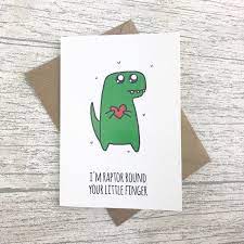 I'm hung like an apatosaurus. Cute Valentines Day Card Dinosaur Birthday Cute Anniversary Funny Birthday Cards Valentines Cards Birthday Card Drawing
