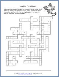 Fun Spelling Puzzles Worksheets Nouns Worksheet Word Problem Worksheets Crossword Puzzles