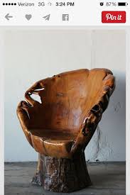 Chair Made Out Of Tree Stump Decor Tree Carving Log Furniture
