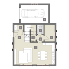 Solitamente, nel progetto di casa unifamiliare a due piani, le piante dei piani sono uguali, oppure quella superiore è parzialmente ridotta per l'arretramento a formare un terrazzo: Casa In Legno 160 Mq Su Due Piani Olympia Wolf Haus