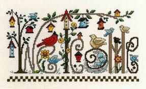 Dragonfly and butterfly free cross stitch patterns from the world in stitches. Imaginating Every Bird Welcome Cross Stitch Pattern 123stitch