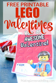 Share an animated ecard with choices including funny, inspirational or cute words and pictures. Free Printable Lego Valentines Clever Ways To Use Them Making Lemonade