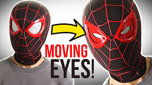 Check spelling or type a new query. Spider Man Miles Morales Mask With Moving Lenses Diy No Electronics Fjm Ecom