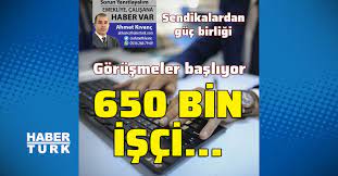 Türk i̇ş ve hak i̇ş 'in teklifine karşılık hükümet teklifini sunmuştu. Toplu Sozlesme Son Dakika Kamuda Calisan 650 Bin Isci Icin Sozlesme Martonu