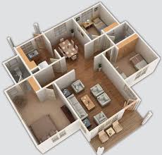 Dengan satu master bedroom, desain rumah ini sangat layak untuk dicoba. Denah Rumah Minimalis 3 Kamar Tidur Blog Qhomemart