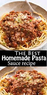 The Best Homemade Pasta Sauce Pasta Sauce Homemade Homemade Pasta Recipes