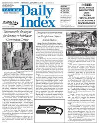 Tacoma Daily Index, January 23, 2014 by Sound Publishing