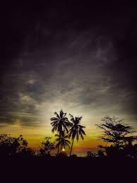 Lukisan pemandangan pada waktu senja di laut. Masih Bersama Senja Di Bumi Alor Ntt Steemit