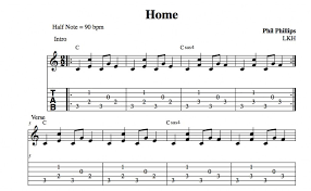 How To Play Home By Phillip Phillips On Guitar Chords Strumming And Fingerpicking Patterns Tab Video Guitar Lesson Guitar Lessons Fingerstyle Guitar Lessons Guitar Chords