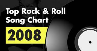 top 100 rock roll song chart for 2008