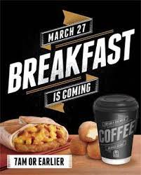Taco Bell Breakfast Rolls Out Breakfast On March 27 Taco Bell Breakfast Breakfast Rolls Taco Bell