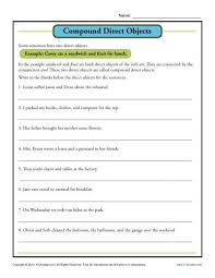 Simply click on the alliteration worksheet title to view the details or download an alliteration worksheet pdf. Compound Direct Object Worksheet Parts Of A Sentence Worksheets