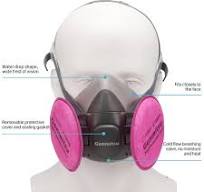 Reusable Respirator Mask Gas Protection, Full Face, Half Face