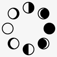 Watercolor moon phases lunar chart clip art digital download. Free Moon Phases Clip Art With No Background Clipartkey