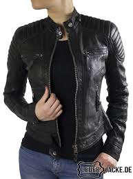 Ladies Biker Real Leather Jacket "SCARLETT" in Black (XS - 2XL) * NEW -  Best Leather Jacket | 2019 | Biker lederjacke damen, Lederjacke schwarz,  Lederjacke outfits
