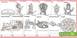 + bis zu 50% rabatt sichern. Diwali Colouring Pages Downloadable Resource