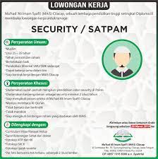 We did not find results for: Loker Mais Security Mais Cilacap