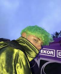 Dolocine Green Hair Men Green Hair Green Hair Colors