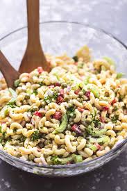 Rather, freeze italian dressing or soy sauce as ice cubes to go along with your pasta salad. Macaroni Salad Creme De La Crumb