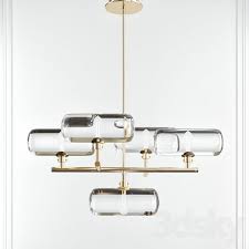 3d models chandelier dirigeable chandelier pendant ceiling lamp lamp light iron lamp