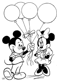Printable valentine's day coloring pages of disney's mickey and minnie mouse, donald and daisy duck, goofy, pluto and patch from 101 dalmatians. Minnie Mouse Valentine Coloring Novocom Top
